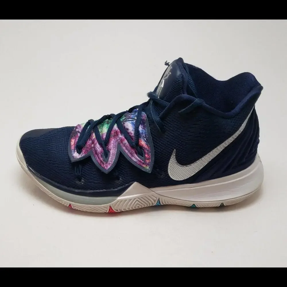 Mens Nike Kyrie 5 'Galaxy' 2018 Basketball Sneakers Shoes AO2918-900 Size 8.5‎